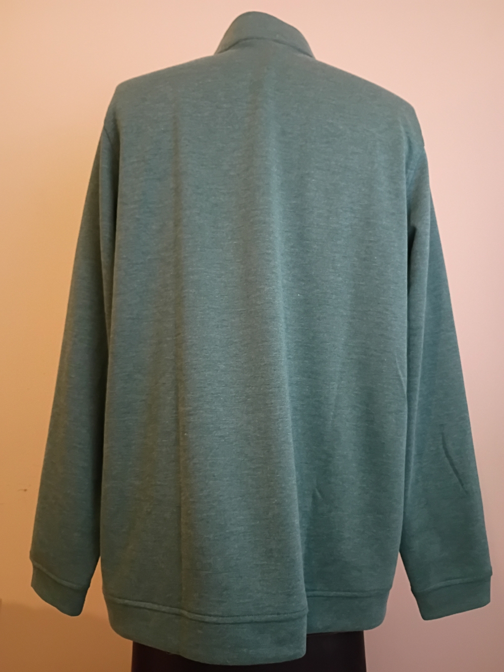 Adidas Green Quarter-Zip Pullover 2XL - Picture 4 of 4